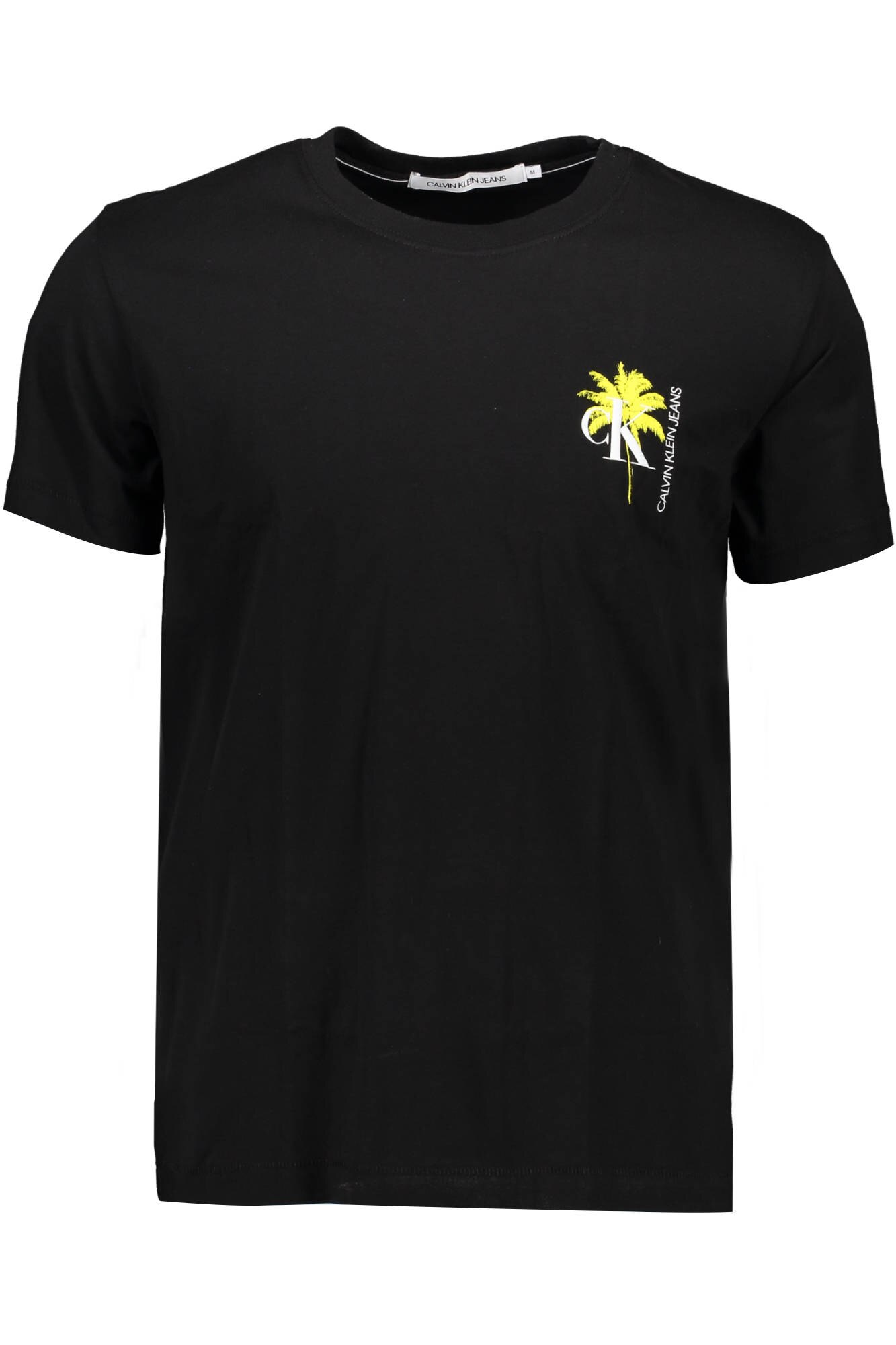 Tricou Barbati, Calvin Klein, Negru, CKJ Model Logo Classic, Negru