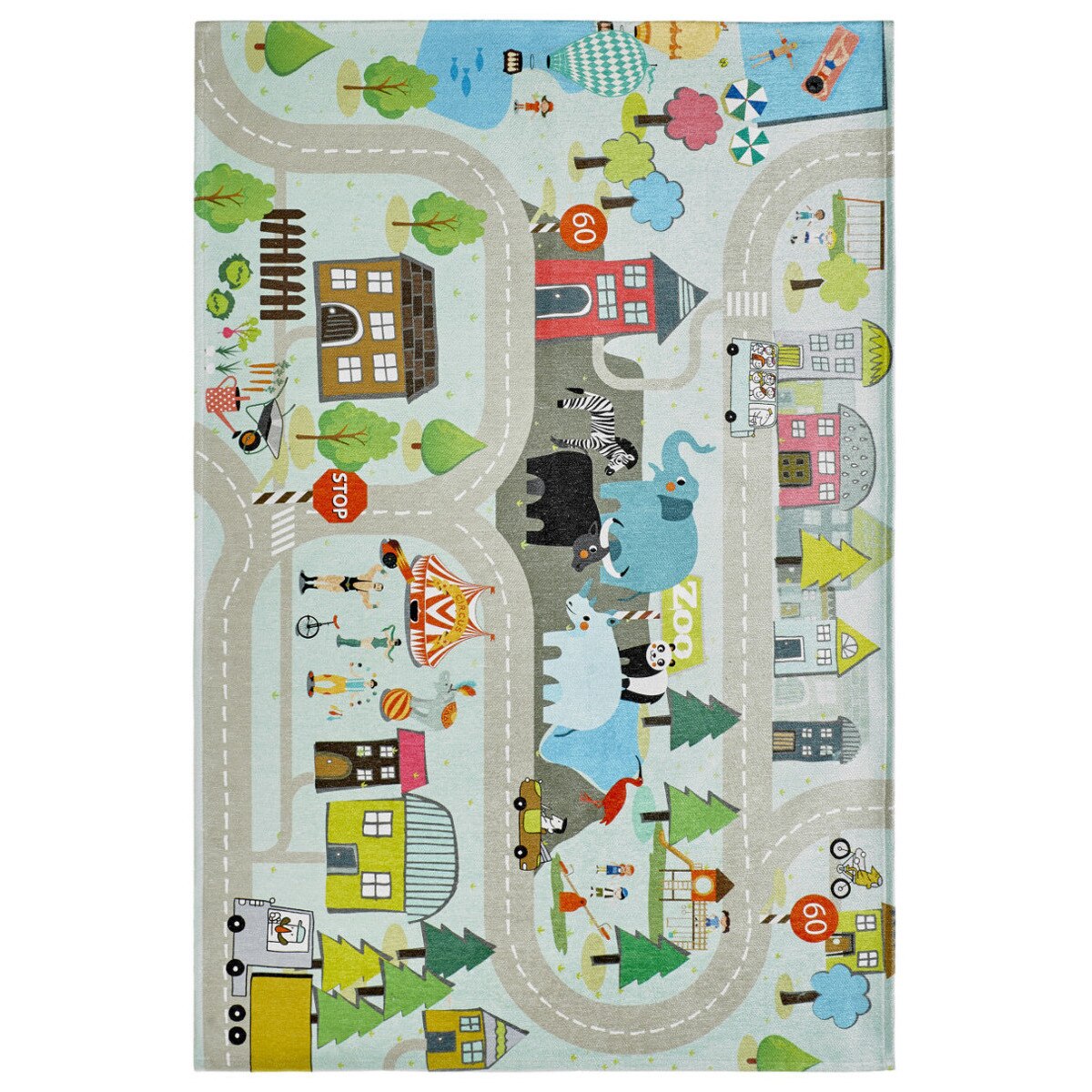 Covor Copii & Tineret Sestus, Multicolor, 80x120 - C54-252602