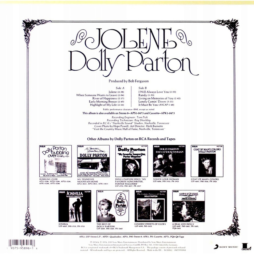 Dolly Parton Jolene [LP reissue 2019] (vinyl) eMAG.bg