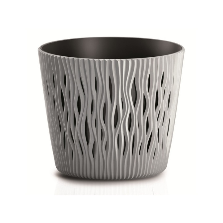 Sandy Prosperplast virágcserép​​​​​​​, 16 cm, mokka szín