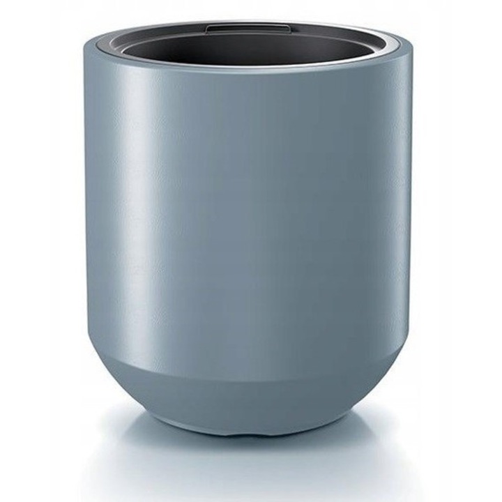 Ghiveci decorativ 2in1 Prosperplast Heos, 39 x 44 x 18 cm, 46L, gri