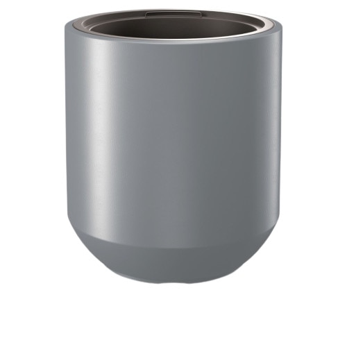 Ghiveci decorativ 2in1 Prosperplast Heos, 39 x 44 x 18 cm, 46L, gri