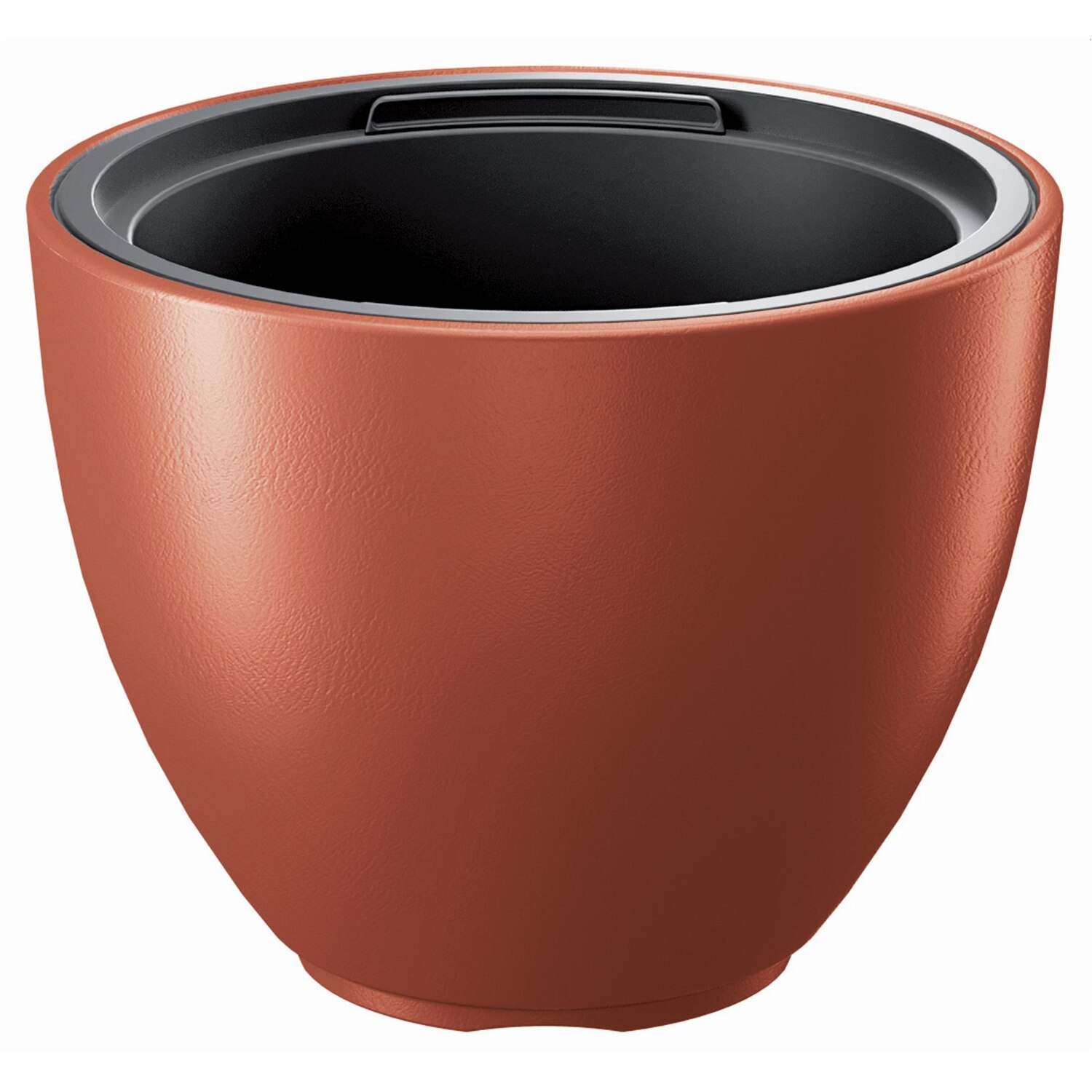 Ghiveci decorativ Prosperplast Heos DBHEM300-7598U, 30 x 30 x 23 cm, cupru