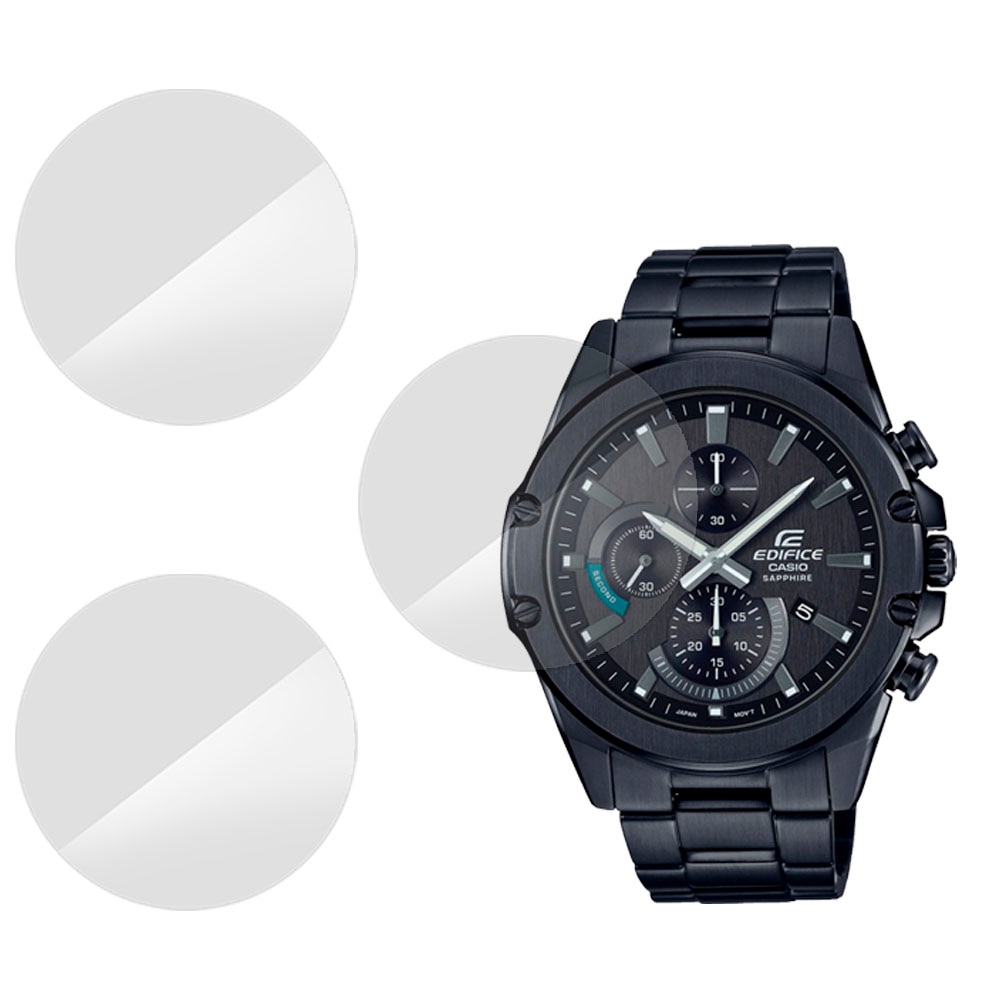 Комплект 3 броя фолиа SILKASE за Casio EFR-S567DC-1A, силиконови ...