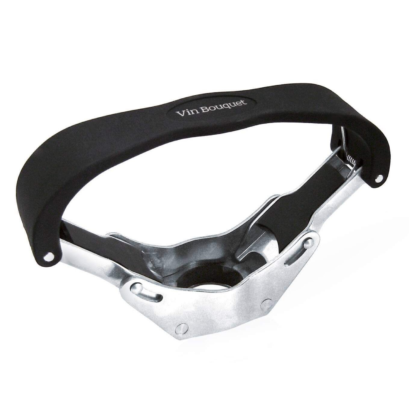 Desfacator pentru sampanie, Vin bouquet One touch, L 18, l 13,3, H 5,2, negru, argintiu