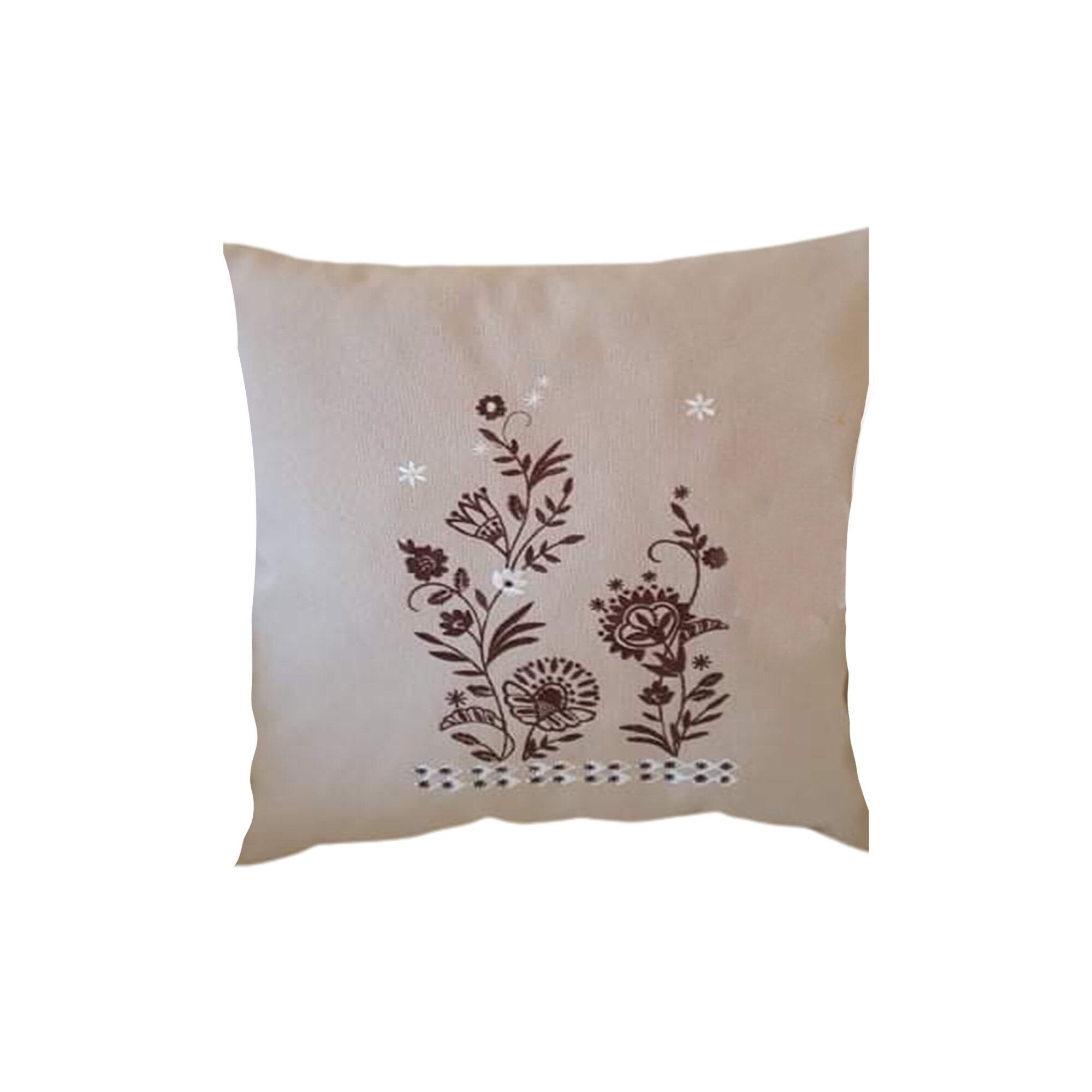 Perna decorativa brodata, PDI 702,50x45cm,bej