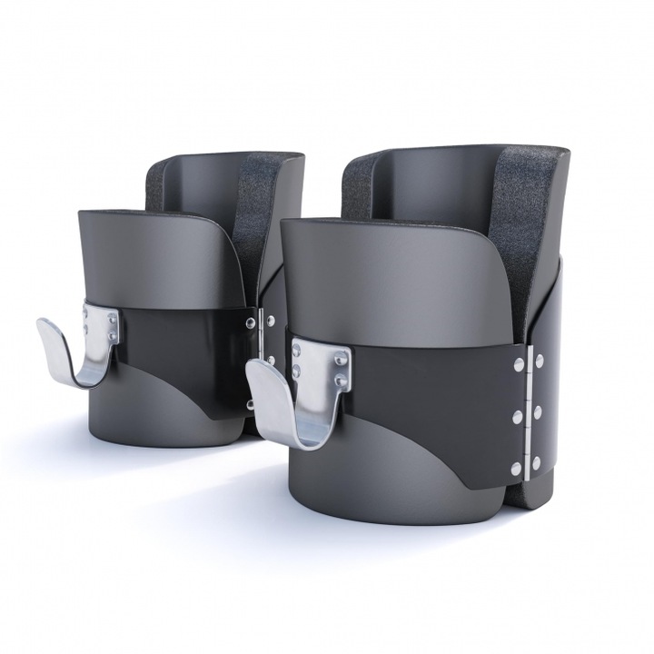 Set 2 Cizme Gravitationale cu carlig, Gorilla Sports, Negre