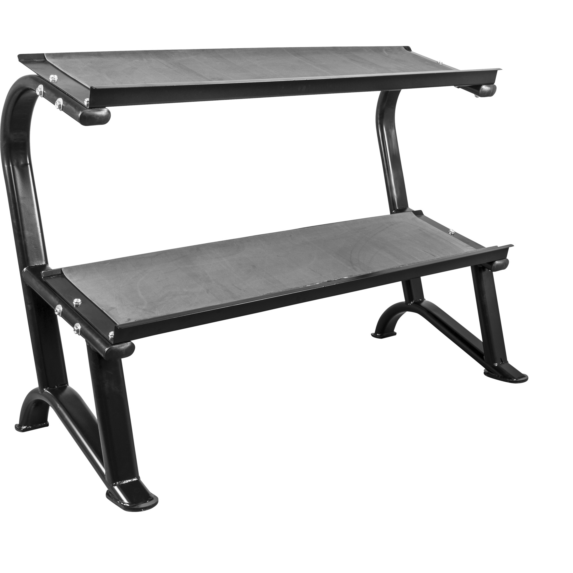 Suport gantere hexagonale, Gorilla Sports, Negru