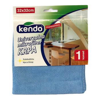 Laveta universala din microfibra, Kendo, 32x32cm, albastru Laveta universala din microfibra, Kendo, 32x32cm, albastru