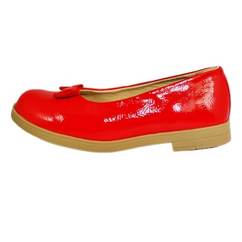 Pantofi fete pentru scoala din piele naturala TINO 3133, Rosu Lac Pantofi fete pentru scoala din piele naturala TINO 3133, Rosu Lac