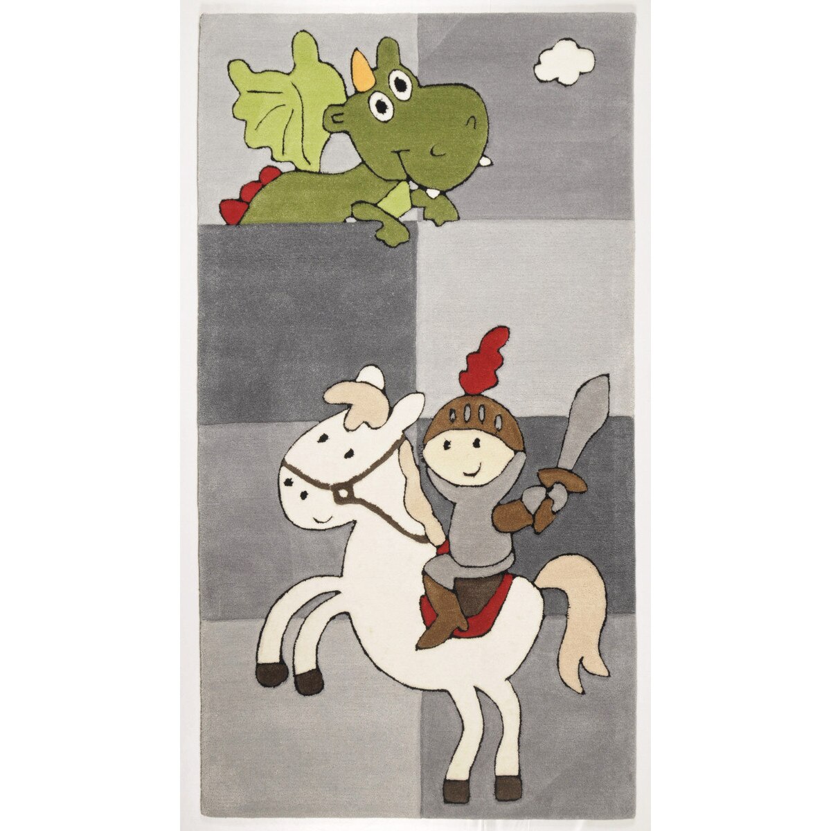 Covor Copii & Tineret Arven, Acril, Gri, 100x160 - C72-104712