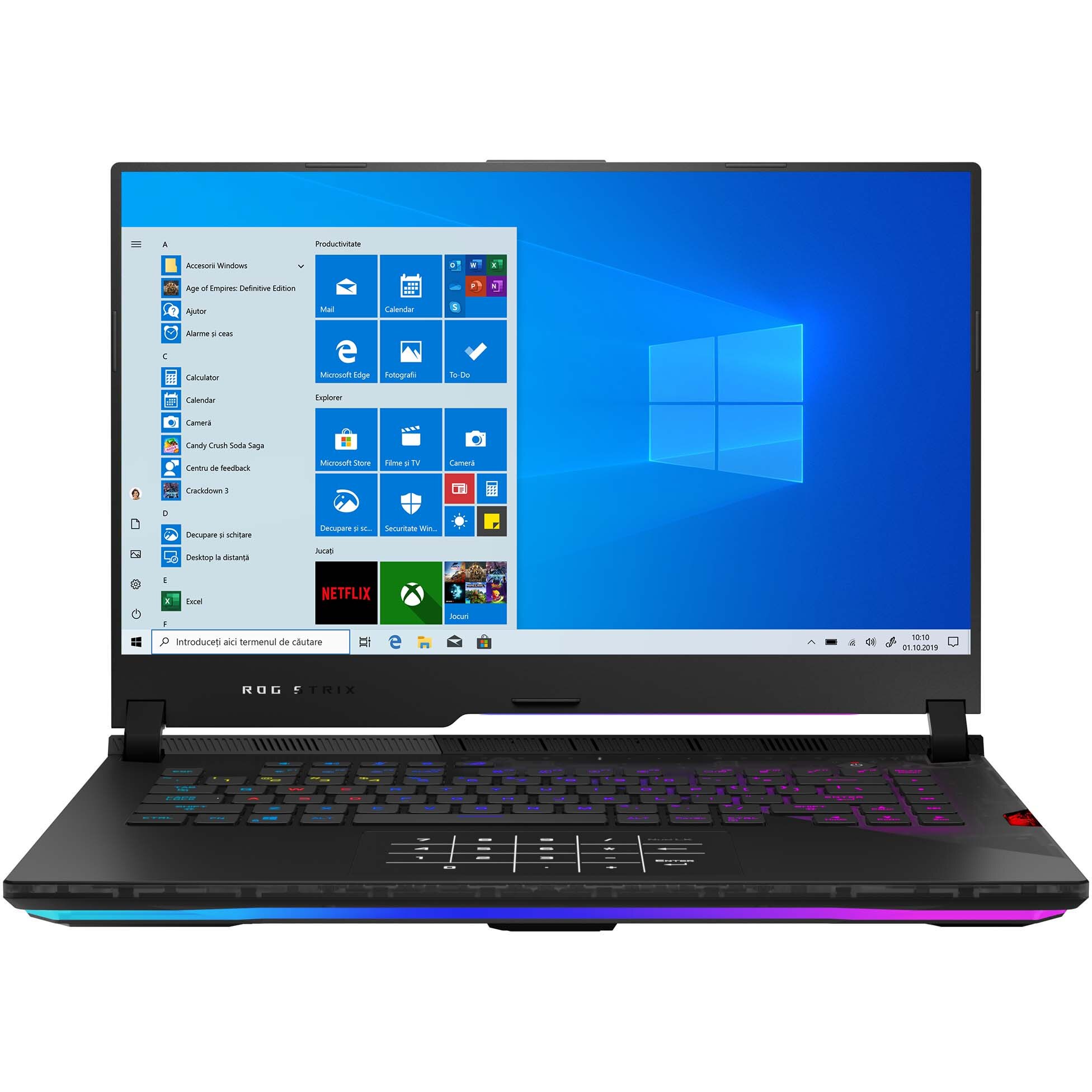 Laptop Gaming ASUS ROG Strix SCAR 15 G533QS cu procesor AMD Ryzen™ 9 5900HX, 15.6