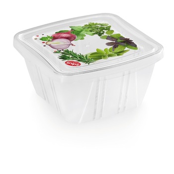 Set 3 caserole cu capac, Snips, Fresch Container, 250 ml, polipropilena, transparent Set 3 caserole cu capac, Snips, Fresch Container, 250 ml, polipropilena, transparent