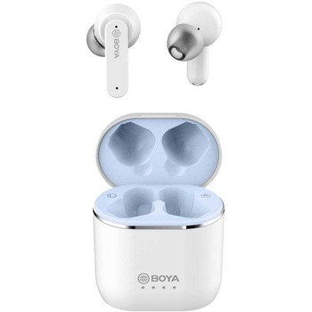 Casti True Wireless Boya BY-AP4, Bluetooth, Alb Casti True Wireless Boya BY-AP4, Bluetooth, Alb