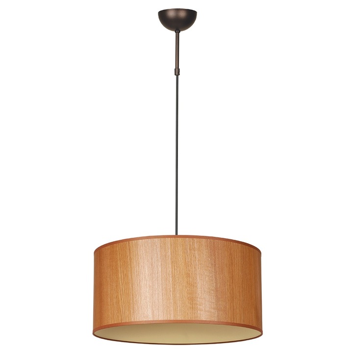 Пендел Lightstyle Сона Кафяв - Цилиндър ф400, 1xE27, Патина