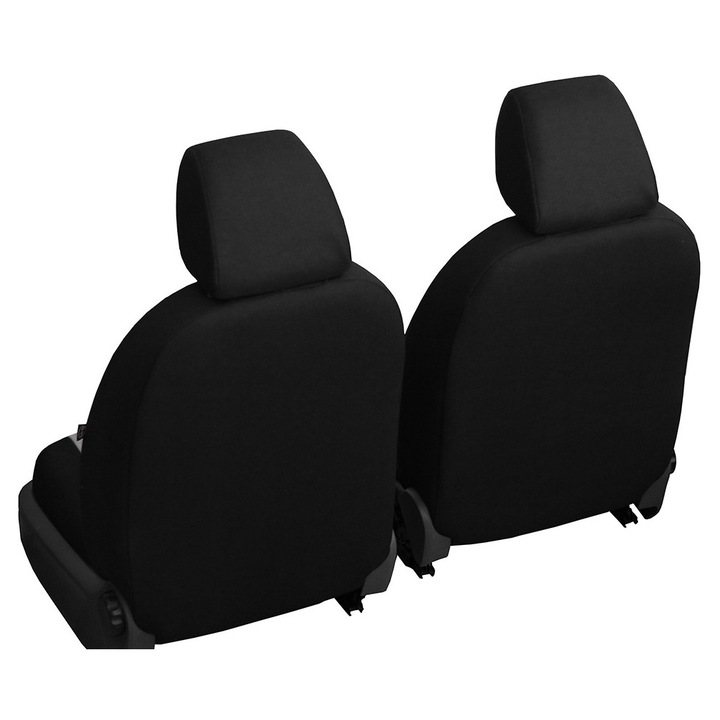 Set Huse Scaune Auto Pok-Ter Road din Piele Ecologica, 9 Piese Universale, Culoare Visiniu, Compatibile Airbag