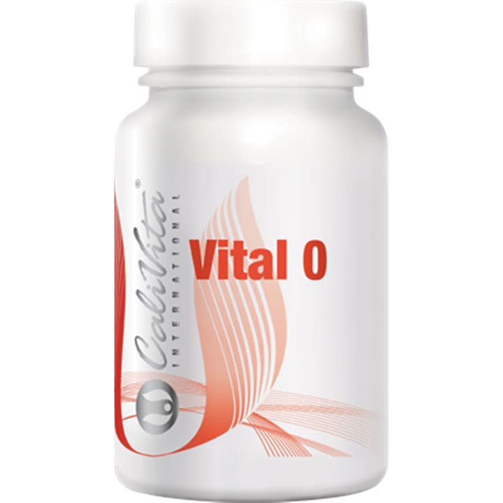 Vital 0 CaliVita (90 tablete) supliment alimentar cu multivitamine pentru grupa sanguina 0.