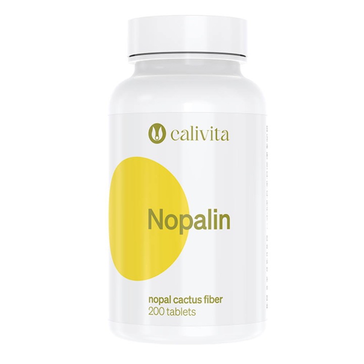 Nopalin CaliVita (200 tablete) supliment alimentar care da senzatie de satietate pentru curele de slabire