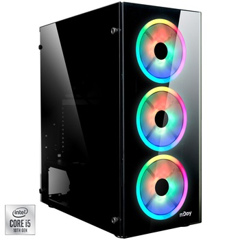 Sistem Desktop PC Gaming Serioux cu procesor Intel® Core™ i5-10400F pana la 4.30GHz, 16GB DDR4, 500GB SSD M.2 PCIe, GeForce® GTX 1660 Ti 6GB GDDR6, No OS Sistem Desktop PC Gaming Serioux cu procesor Intel® Core™ i5-10400F pana la 4.30GHz, 16GB DDR4, 500GB SSD M.2 PCIe, GeForce® GTX 1660 Ti 6GB GDDR6, No OS