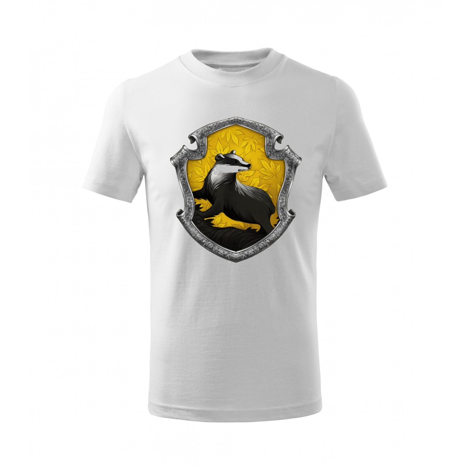 Tricou copii, print Harry Potter (Bursuc), Malfini, bumbac, Alb