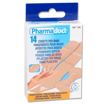 Set plasturi diverse modele Pharmadoct, 14buc Set plasturi diverse modele Pharmadoct, 14buc