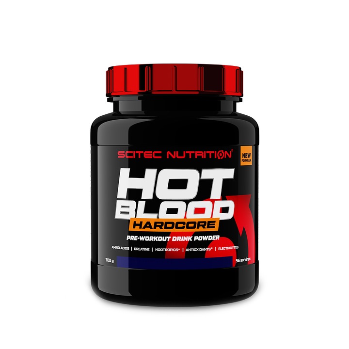 Хранителна добавка, Scitec, Hot Blood Hardcore Red Fruits 0,700 кг