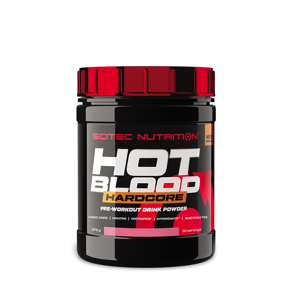 Supliment Alimentar, Scitec, Hot Blood Hardcore Fructe Rosii, 0.375 Kg