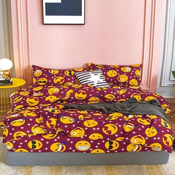 Lenjerie de pat, Pucioasa, Bumbac Satinat, 4 piese, 2 Persoane, 062-P, 200 x 230cm Lenjerie de pat, Pucioasa, Bumbac Satinat, 4 piese, 2 Persoane, 062-P, 200 x 230cm