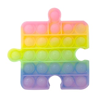 Set 7 Jucarii interactive antistres din silicon moale Pop it Now, Push Bubble , model puzzle cu sclipici , dimensiune 10 cm , multicolor Selling Depot ® Set 7 Jucarii interactive antistres din silicon moale Pop it Now, Push Bubble , model puzzle cu sclipici , dimensiune 10 cm , multicolor Selling Depot ®