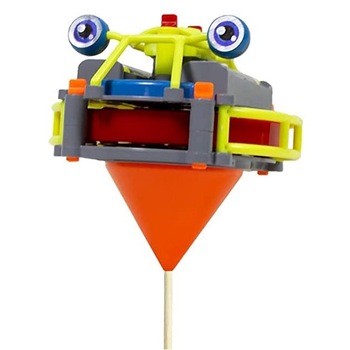 Jucarie circuit pentru copii, Flippy, Broscuta pe monociclu, Galben Jucarie circuit pentru copii, Flippy, Broscuta pe monociclu, Galben