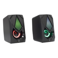 Set difuzoare, WHITE SHARK, 2.0, 6W, RGB