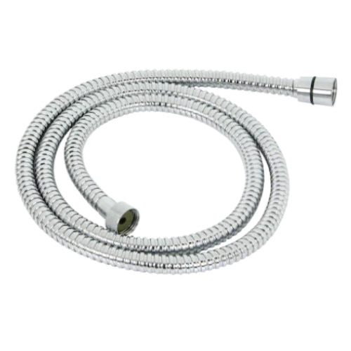 Furtun dus, Ferro, W12, crom, cu piulita conica, 150 cm