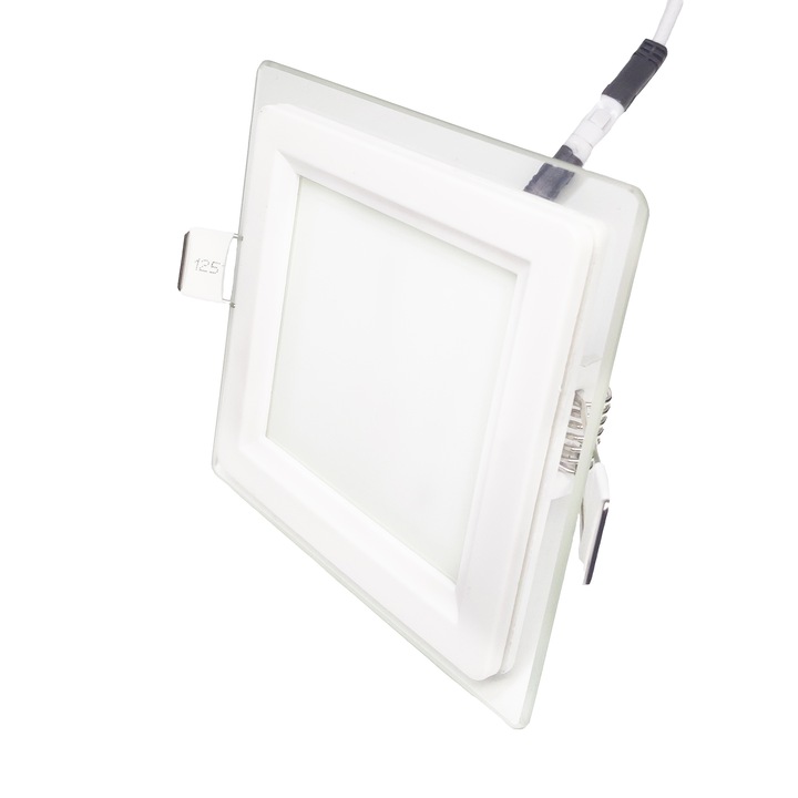 Spot Led FE стъкло, 6W (40W), 420Lm, 6500K, 100X100X35, Fucida