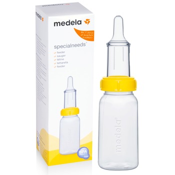 Biberon Medela, Sticla Haberman, 150 ml, Galben Biberon Medela, Sticla Haberman, 150 ml, Galben