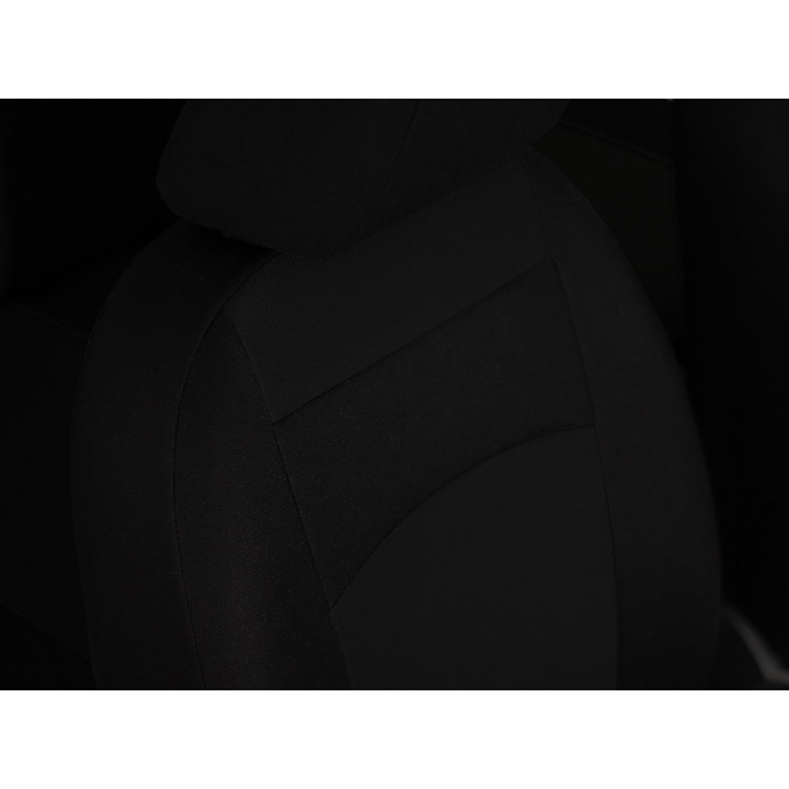 Комплект калъфи за автомобилни седалки Classic Plus Extra, 9 части, Черен