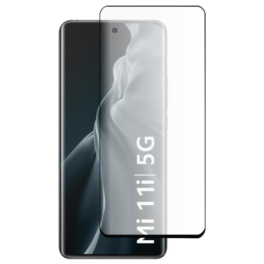 Folie Sticla MyScreen L!ite pentru Xiaomi Mi 11i / Poco F3, Full Glue, 9H, 0.33 mm, Negru