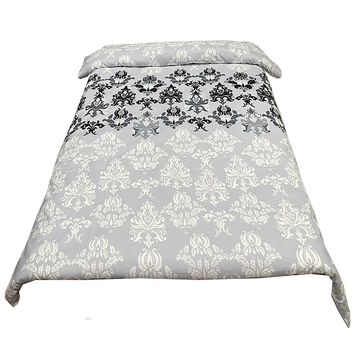 Husa pilota bleu 230/210cm, "Baroque" din bumbac 100% by Liz Line - HP230190