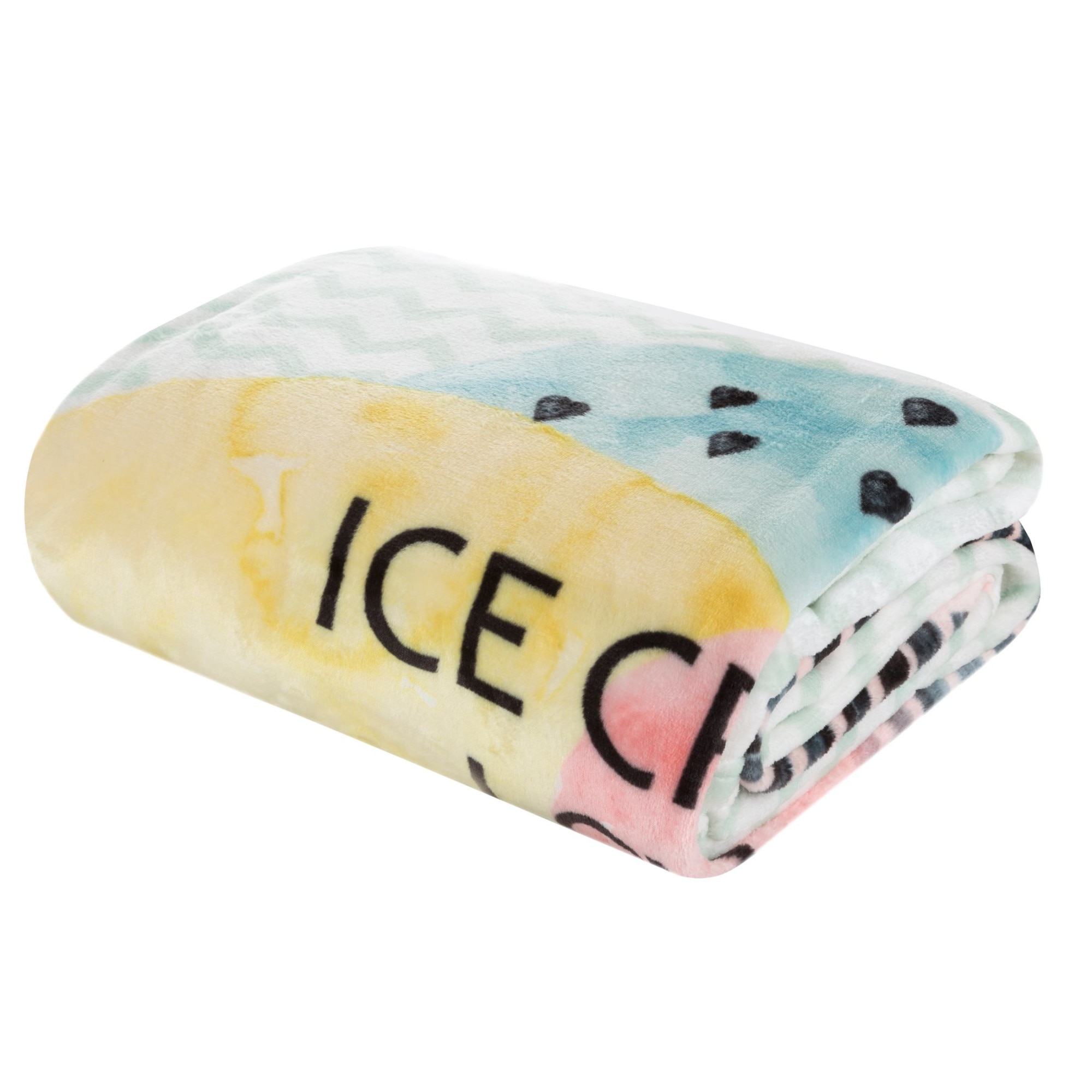 Cuvertura de Pat, Patura pled, Eurofirany, 150x200, ICE, Multicolor