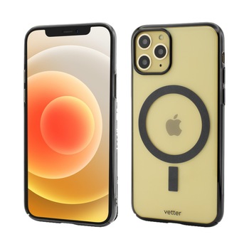 Husa de protectie Vetter pentru iPhone 11 Pro, Clip-On Ultra Tough Mag Safe Compatible, Black Husa de protectie Vetter pentru iPhone 11 Pro, Clip-On Ultra Tough Mag Safe Compatible, Black
