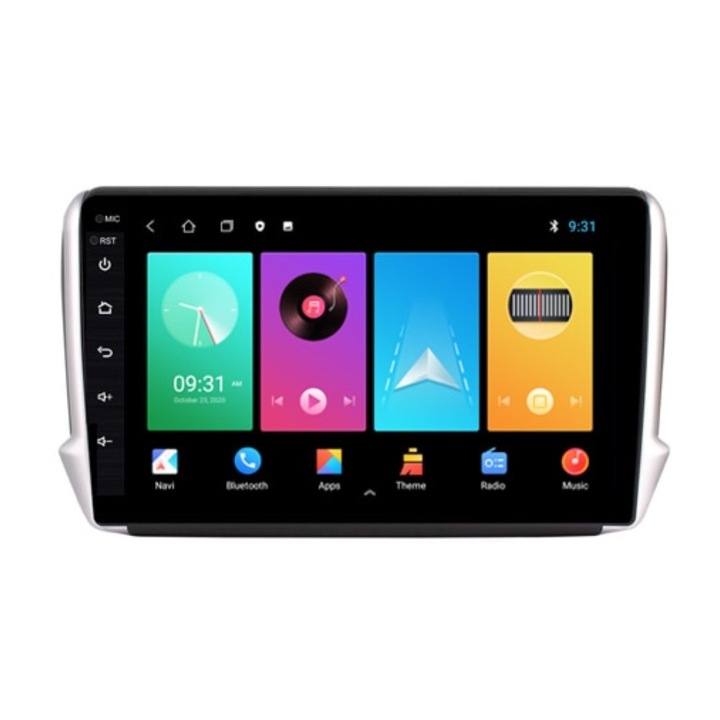Мултимедия с навигация ZT, за Peugeot 2008, 208, 2012-2019, Android, 4+1+16