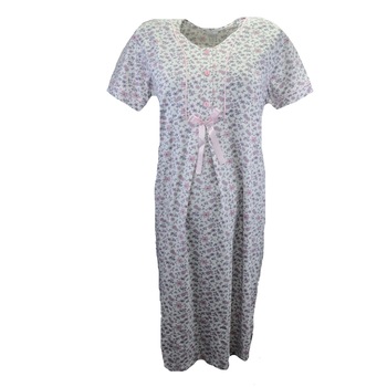 Camasa de noapte pentru alaptat Nicoletta 7350, Roz S Camasa de noapte pentru alaptat Nicoletta 7350, Roz S