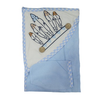 Prosop cu gluga 85 x 85 cm Babyline 9-471, Albastru 85 x 85 cm Prosop cu gluga 85 x 85 cm Babyline 9-471, Albastru 85 x 85 cm