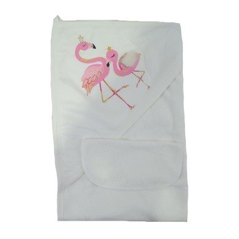 Prosop cu gluga 85 x 85 cm Babyline 9-612, Alb 85 x 85 cm Prosop cu gluga 85 x 85 cm Babyline 9-612, Alb 85 x 85 cm