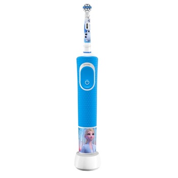 Periuta de dinti electrica pentru copii Oral-B, Model Frozen, 2 programe, Albastru Periuta de dinti electrica pentru copii Oral-B, Model Frozen, 2 programe, Albastru