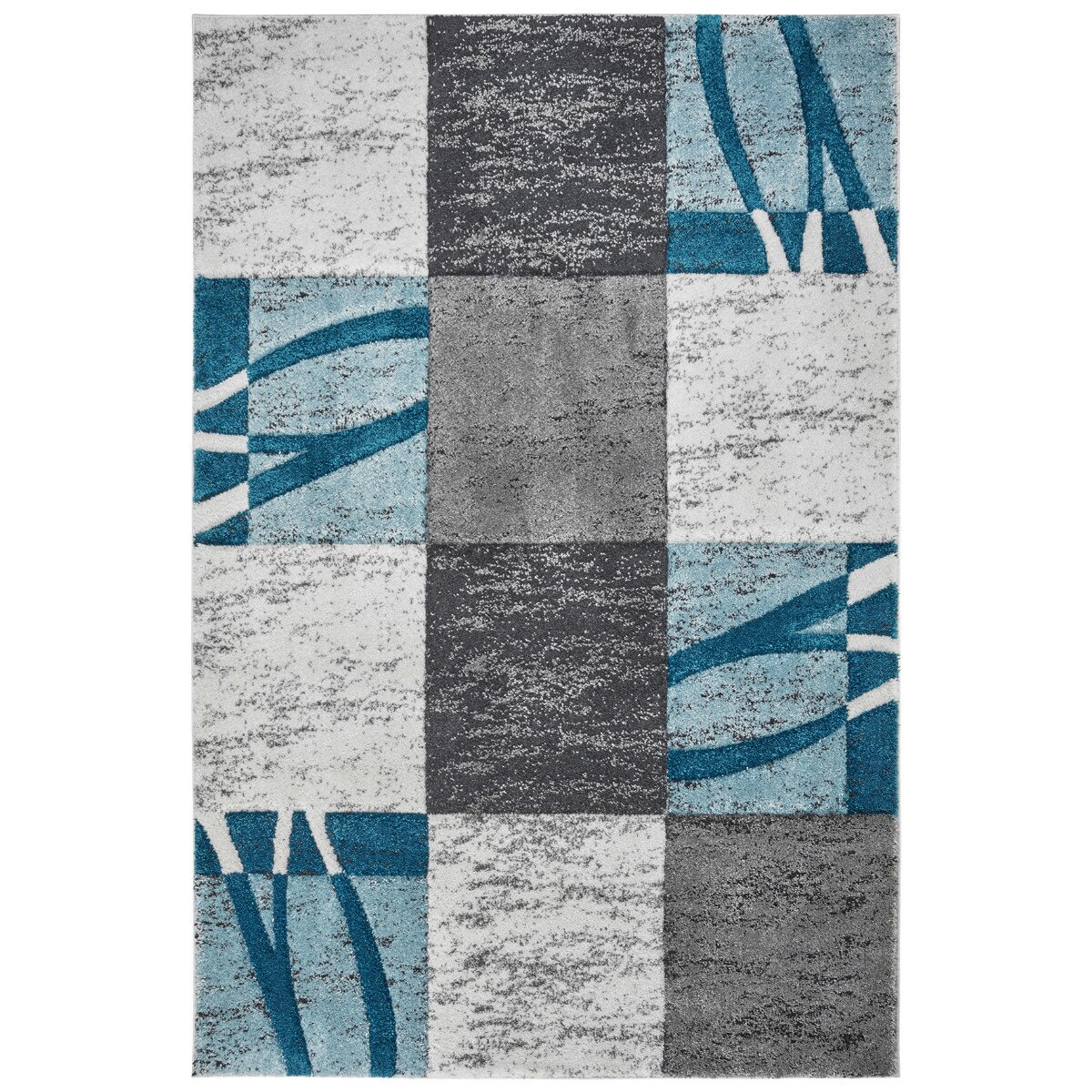 Covor Modern & Geometric Tebea, Gri, 80x150 - C04-250405