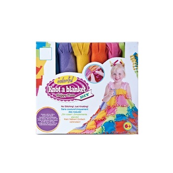 Set de creatie DIY Flippy, tesut si tricotat, patura 6+ ani, multicolor Set de creatie DIY Flippy, tesut si tricotat, patura 6+ ani, multicolor