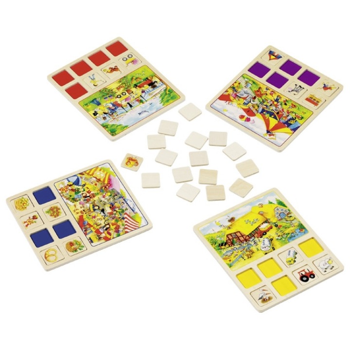 Игра лотария Goki,Дървена, Стратегическа игра