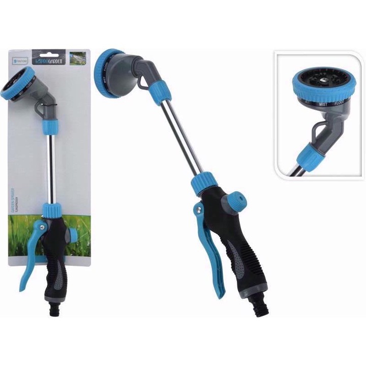Градински пистолет за поливане ProGarden, 8 функций, 42см, Многоцветен