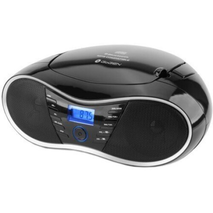 Radio cu CD si Bluetooth GoGEN CDM 388 SUBT S, 4 W, MP 3, USB, SD, AUX, ceas