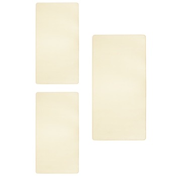 Set de 3 covoare de pat latoase vidaXL, Polipropilena, 70 x 140 cm + 60 x 100 cm, Crem Set de 3 covoare de pat latoase vidaXL, Polipropilena, 70 x 140 cm + 60 x 100 cm, Crem